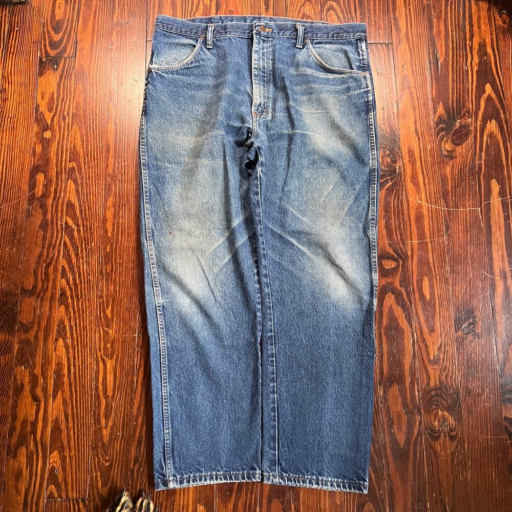 Rustler 40x30 Workwear Jeans Blue Straight Leg